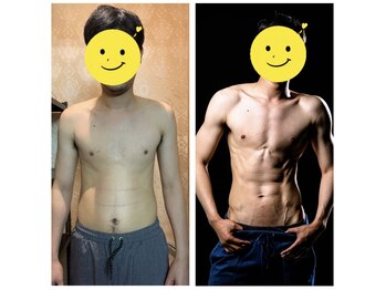 エムビーエルフィットネス 本陣亀島店(MBL.fitness)/お客様の変化【30代男性】