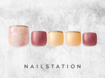 ネイルステーション ルミネ有楽町店(NAIL STATION)/キラキラネイル／パラジェル