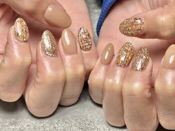 コサチ ネイル(Cosachi nail)/ツイードネイル★