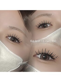 レノアイ 直江店(RENO eye)/flat lash × L curl
