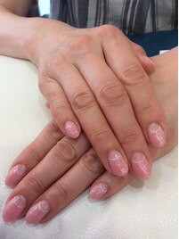 逆フレンチネイル