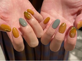 ネイルズ ララ(nails Lala)/キャメル。