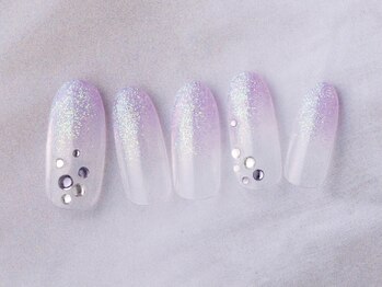 サンミーゴネイル 神戸店(Sunmego Nail)/キラキラ☆アメジストネイル