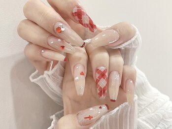 ネイルズガッシュ 武蔵小山店(NAILsGUSH)/チェックネイル