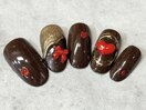 バレンタインnail