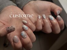 custo:me(カスタミー)桜台駅-練馬駅【ワンカラー・フィルイン・持ち込み】/ドット×星