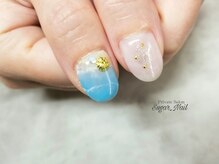 シュガーネイル(sugar nail)/砂浜ネイル