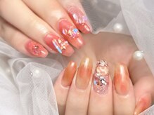 パルフェネイル(Parfait nail)/桃ワンホン♪