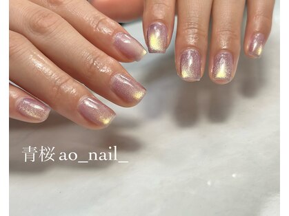 アオネイル(青桜 ao_nail_)の写真