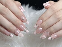 ジュリネイルスタジオ(Julli Nail Studio)/フレンチ・バラ・長さ出し