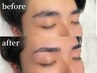 【人気No,1】メンズハリウッドブロウリフト(眉毛パーマ+眉毛WAX+メイク)¥4990