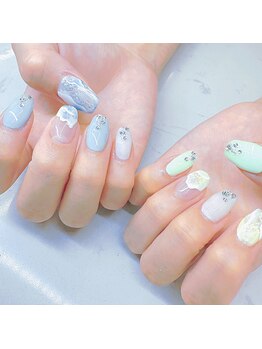 フォフォネイル 自由が丘(Fofo nail)/夏ニュアンスネイル