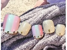 ネイルサロン クランベリー(Cranberry)/38.大人女性のフットネイル