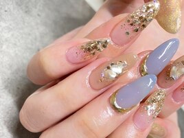 gold glitter　design