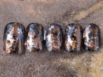 アイネイルズ 吉祥寺店(I nails)/ネイビーブラックネイル