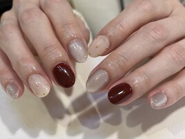 大人女性人気！ボルドーデザイン