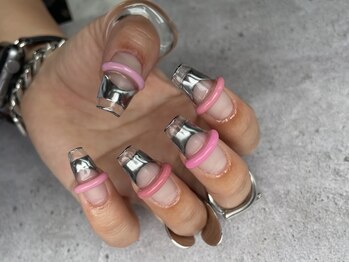 アンネ 伊丹店(ANNE)/ピンクリングネイル