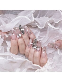 チョアネイル 渋谷店(CHOA NAIL)/SNS映え◎ロングワンホンネイル