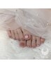 【フット】フットバス付＊フットマグネットネイルorフラッシュネイル¥6190