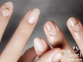 チークネイルでオフィスにも♪