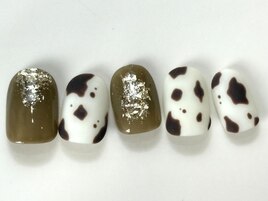 秋アニマルマットラメ¥9000