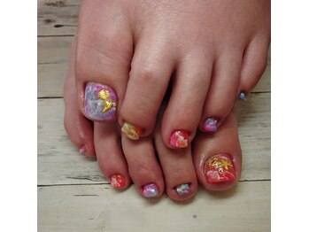 アンアント(An-ant)/大理石フットネイル