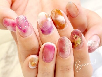 ボネール(nail & eyelash Bounail)/ニュアンス うるうる 水滴