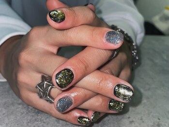 オムネイル 渋谷(HOMME NAIL)/ホイルネイル ¥7.100