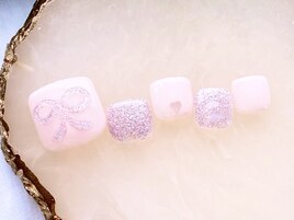 リボンネイル¥7000