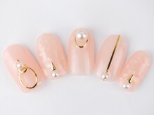 まつげアンドネイル ディアマンローズ(DIAMANT ROSE)/上品シェルネイル・90分6930円