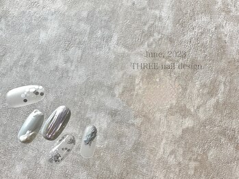 スリー(THREE)/June 2023/nail design