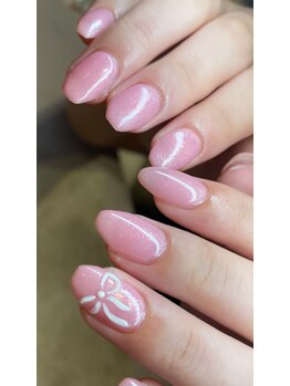 エーナイン イオン秋田中央店/リボンネイル