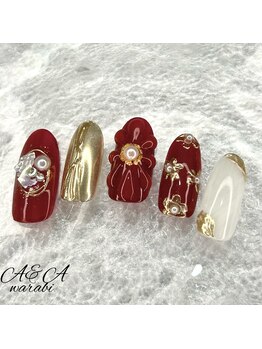 エーアンドエー 蕨店(A&A)/フラワーネイル