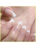 【HAND/初回オフ無料★】フレンチネイルorカラグラ　6500円→6100円