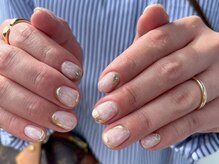 ザ コモン ネイル恵比寿(the common nail)/やり放題/ゴールドミラーアート