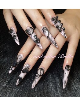 エスフィーネイルサロン ブリーユ(Esfy nailsalon Brille)/もやもやネイル