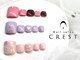 クレスト 奈良店(CREST)の写真/【フットネイルはCREST☆】こだわりのデザインが約100種類♪マグネットを使ったデザインもオススメ★