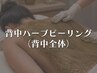 背中全体ハーブピーリング