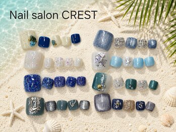 クレスト 奈良店(CREST)/フットネイル夏デザイン★