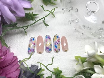 ネイルサロン&スクール ジーナ(GINA)/カラフルだけどエレガント♪