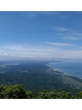 燕健友館健和堂/弥彦山頂から