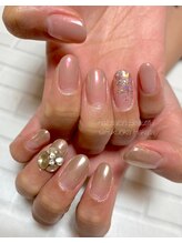 イマドキ(IMADOKI)/ミラービジューネイル