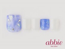 ネイルサロンアビー 北千住店(abbie)/すりきりパープル　￥10747