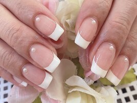 (中原)シンプルフレンチネイル