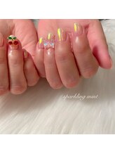 スパークリング ミント 森ノ宮店(sparkling mint)/ミラーネイルコース♪