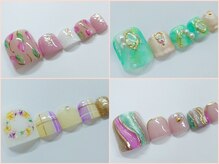 スターリングネイル(Staring nail)の雰囲気（４月の定額フット￥8910 全８種類☆シンプルコース￥6600/￥7480）