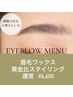 アイブロウコース(眉毛ワックス/黄金比スタイリング)￥6,600