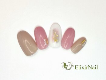 エリクサーネイル 新橋(Elixir Nail)/定額a シンプル/クーポン使用