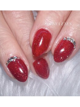 ソフィアアイズ 倉敷店(SOPHIAEYES)/フラッシュキラキラネイル