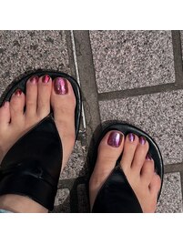 ワンカラーにミラー